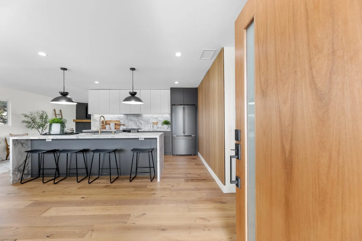 Custom kitchen in a whole-home build
