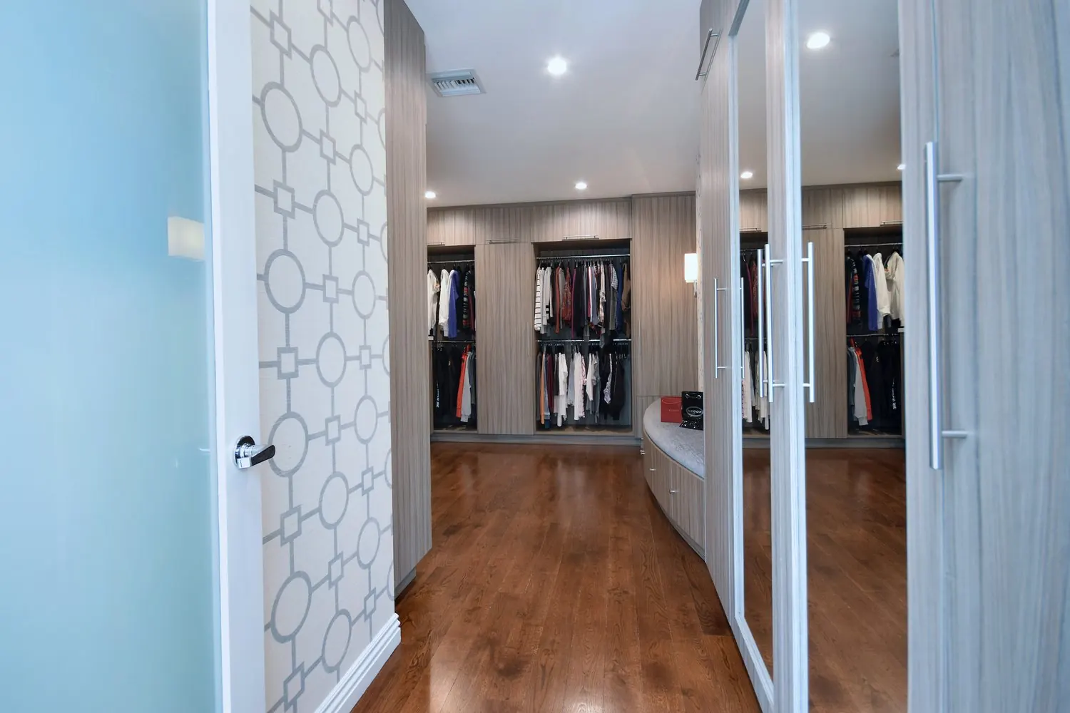 Custom walk-in closet