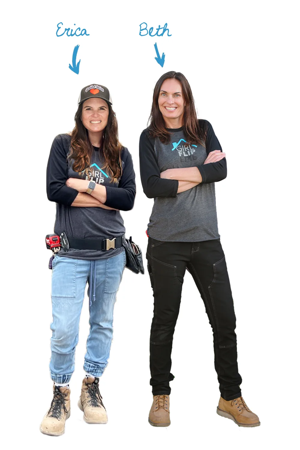Erica Anenberg and Beth Benson of Girl Flip Construction