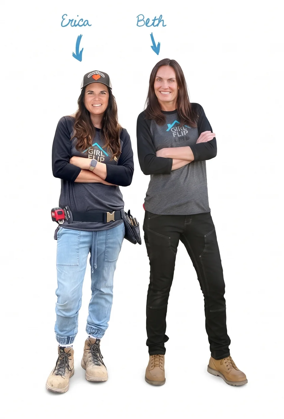 Erica Anenberg and Beth Benson of Girl Flip Construction